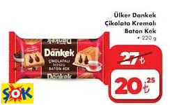 ÜLKER DANKEK ÇİKOLATA KREMALI BATON KEK